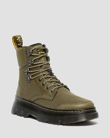 Dr Martens Tarik Neus Guard Utility Enkellaars Heren Olijfgroen | NL 353BEX